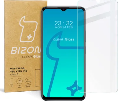 Produktbild von Szkło hartowane Bizon Glass Clear 2 do Vivo Y76 5G / Y35 / Y22s / Y16