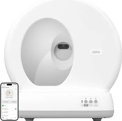 Zdjęcie produktu dla Inteligentna samoczyszczca kuweta dla kota z kamer UBPet C10 Pro