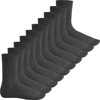 Produktbild von Footstar EVERYDAY! 10 PAAR Damen Herren Socken - Anthrazit 47-50