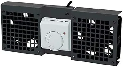 Obrázok produktu pre Lüftermodul für Canovate Wandschränke, 2 Lüfter, schwarz