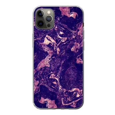 Produktbild von MuchoWow® Handyhülle Schutzhülle Hülle für iPhone 13 Pro Max Marmor - Naturstein - Mineralien Silikon Softcase Handy Hülle - Mobiltelefon