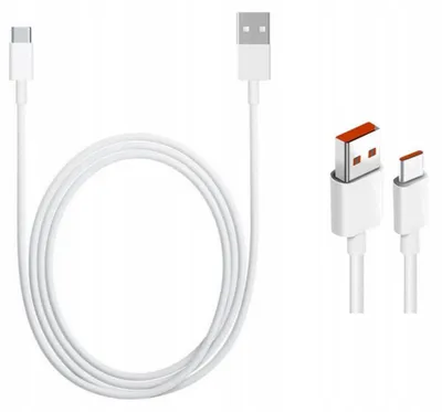 Image de Câble USB-C Xiaomi Ultra Rapide 120W 1m Blanc