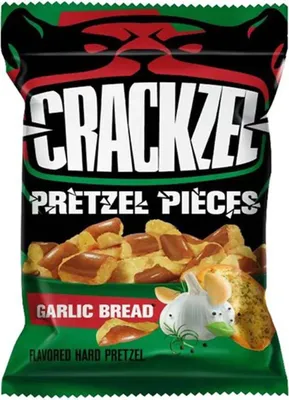 Obrázek produktu pro Crackzel Pretzel Pieces Česnekový chléb 85g