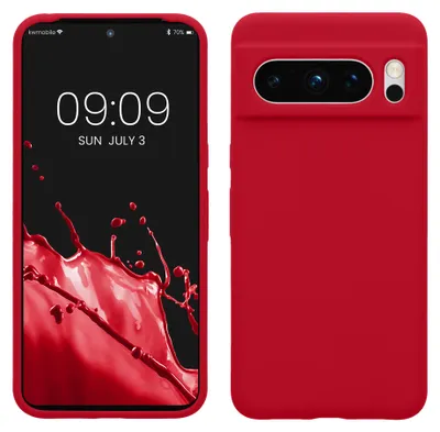 Produktbild von kwmobile Handyhülle für Google Pixel 8 Pro Hülle, für Pixel 8 Pro Case - Hülle Silikon - kabelloses Laden - Sweet Cherry