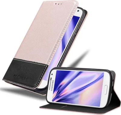 Image de Cadorabo Housse pour Samsung Galaxy S4 MINI Housse de protection en rose SHandyhülle Book Case Etui similicuir
