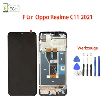 Produktbild von Für Oppo Realme C11 2021 RMX3231 LCD Display mit Rahmen Bildschirm Touchscree...