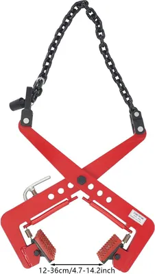 Produktbild von Palettenziehklemme, hohe Tragfähigkeit, vielseitiger Greifmechanismus, Rot