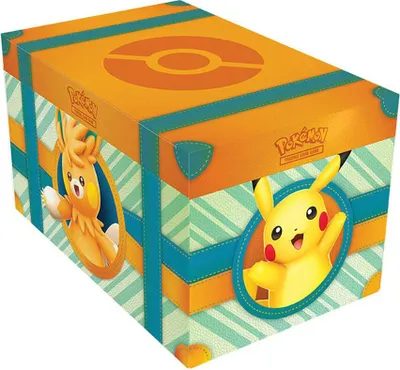 Zdjęcie produktu dla Hiszpańska gra karciana ze skrzynią skarbów Pokemon