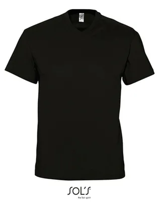 Produktbild von SOLs 11150 | V-Neck Herren Kurzarm T-Shirt Victory - Farbe: Deep Black - Größe: 3XL