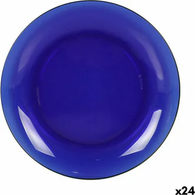 Image de Duralex Lys Bleu Plat Ø 23 cm (24 pièces)