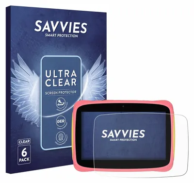Produktbild von 6x Für Blackview Tab 3 Kids Schutzfolie Savvies Displayschutz Display Schutz Folie Klar Transparent