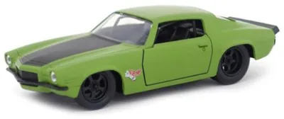 Modellauto 1973 Chevy Camaro, 13 cm, Maßstab 1:32, grün, Metall