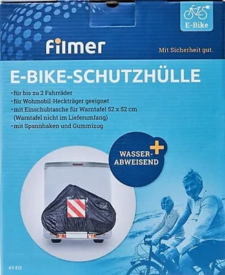 Produktbild von Filmer Premium 49815 E-Bike Fahrradgarage / Transport Schutzhülle für 2 Räder