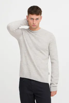 Produktbild von Blend BHPullover Herren Strickpullover Feinstrick Pullover mit Rippkragen Rippbündchen Regular fit
