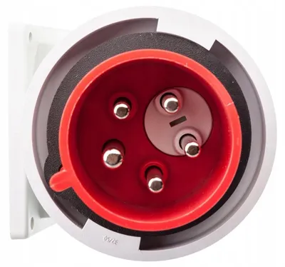 Produktbild von Pce Einbaustecker 778252-6 32A 5P 400V IP67 Phasenwender