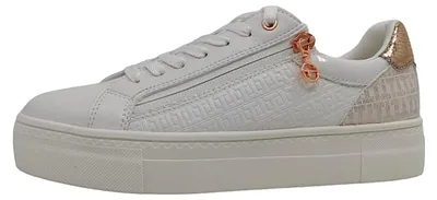 Immagine prodotto di Tamaris: scarpe da ginnastica da donna, modello stringato, colore bianco, ideali per il tempo libero