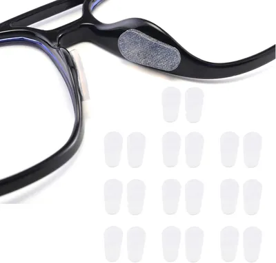 Imagen del producto de Almohadillas de silicona para gafas, 1,5 mm, 10 pares, antideslizantes, para la nariz