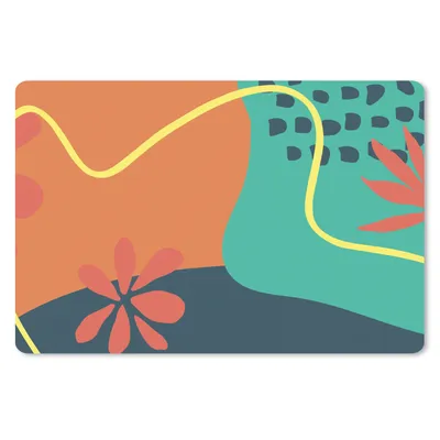 Produktbild von MuchoWow® Mauspad Mousepad Sommer - Formen - Abstrakt 27x18 cm - Mousepads - Maus Mat - Pad - Mausunterlage - Büroartikel - Desk Matten