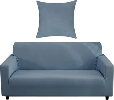 Produktbild von Famanu Sofaüberzug mit Kissenbezug - Blau