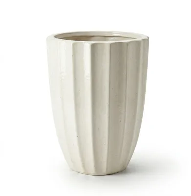 Zdjęcie produktu dla Doniczka ceramiczna Provencelia HUGO Kremowy, Ø36 cm x H50 cm, mrozoodporna