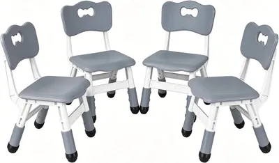 Immagine prodotto di Set di 4 poggiapiedi per bambini FUNLIO, colore grigio