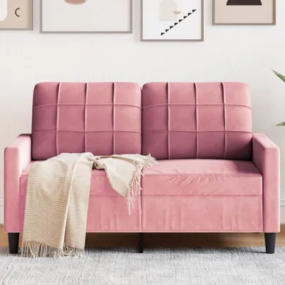 Produktbild von Maison Exclusive - 2-Sitzer-Sofa Rosa 120 cm Samt