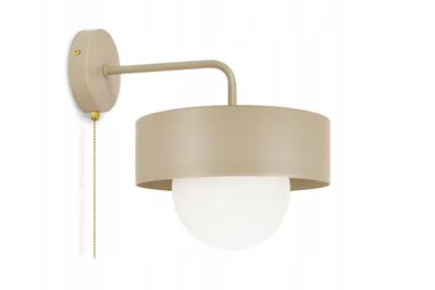 Produktbild von LUXOLAR - LED Wandlampe mit Schalter Beige-Grau G9 15 W - Wandleuchte Innen für Wohnzimmer, Küchen - Wandbeleuchtung, Klassisches Design
