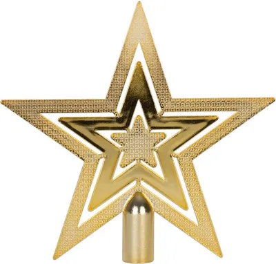 Immagine prodotto di Decorazione MagicHome Natale, 1 pz, 20 cm, stella, oro, per albero di Natale
