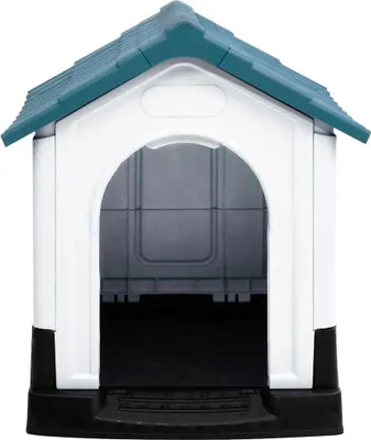 Obrázok produktu pre vidaXL Domček pre psa modrý 57x68x66 cm Polypropylén