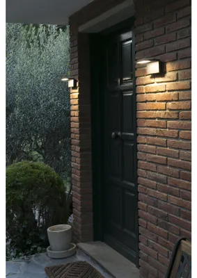 Produktbild von Faro 74419, Wandbeleuchtung für den Außenbereich, Dunkles Grau, Aluminium, IP54, I, 6 W