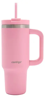 Produktbild von ContiGo! Streeterville Thermobecher mit Trinkhalm 880 ml, Strawberry Cream