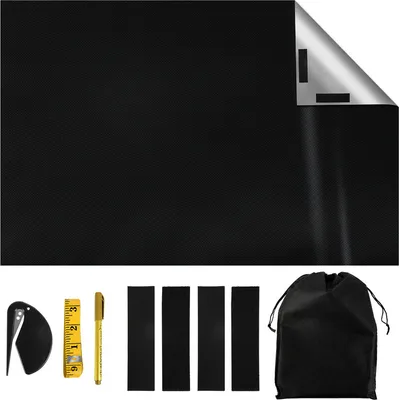 Image de Aopunly 145*300cm Tissu occultant Protection solaire occultant à 100%,film avec revêtement thermique,opaque pour fenêtres,fenêtres de toit