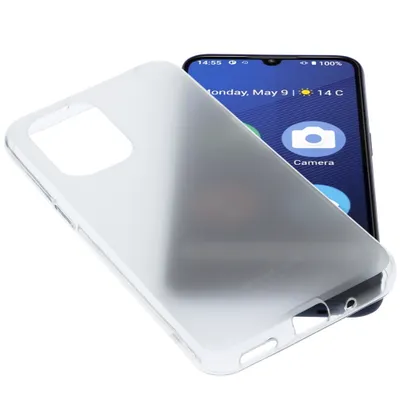 Produktbild von foto-kontor Hülle kompatibel mit Doro 8200 / 8210 Schutzhülle transparent Tasche Gummi TPU Handy Schutz Handytasche Handyhülle Smartphone Case Kantenschutz Eckenschutz