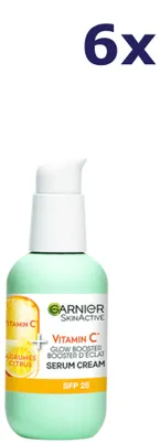 Produktbild von 6x Garnier SkinActive Vitamine C Glow Booster Serum Cream 50ML