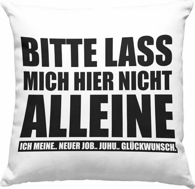 Produktbild von Trendation - Kollege Kollegin Abschied Geschenk Deko-Kissen mit Füllung 40x40 Spruch Abschiedsgeschenk  Deko-Kissen mit Füllung 40x40 Neuer Job Jobwechsel (Rosa)
