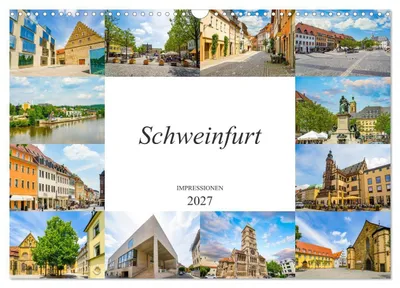 Produktbild von Schweinfurt Impressionen (Wandkalender 2027 DIN A3 quer), CALVENDO Monatskalender