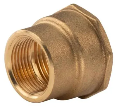 Produktbild von Messing Gewinde-Fitting Reduziermuffe 1'IG (DN 25) - 3/4'IG (DN 20) - schwere Ausführung