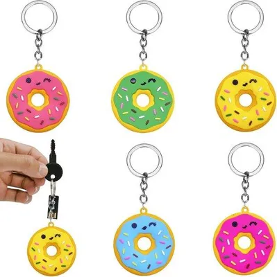 Produktbild von Schnappi Schlüsselanhänger Party Set Geburtstag Donut