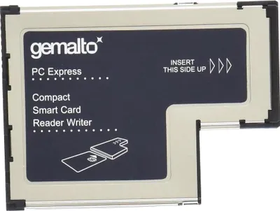 Zdjęcie produktu dla Czytnik kart inteligentnych PC Express Card HWP1141012C Gemalto 41N3045