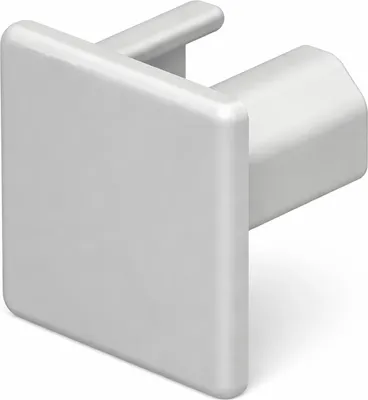 Produktbild von OBO WDK HE15015RW Endstück 15x15mm PVC reinweiß RAL9010 6193099