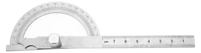 Produktbild von Winkelhaken Winkelmesser Gradmesser - 15 cm - 180 Grad - Edelstahl - Verstellbar