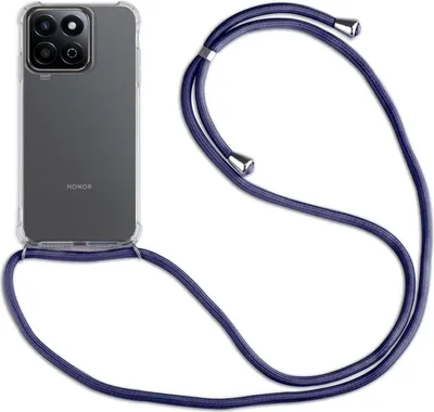 Produktbild von Handykette für Honor 200 Smart Handyhülle mit Band Case Hülle mit Kordel Handy Tasche in Blau