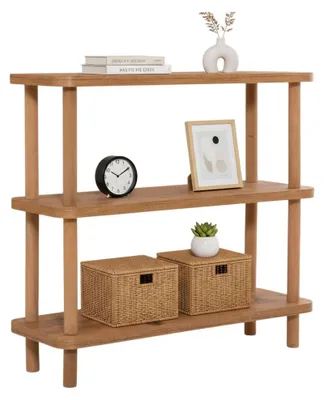 Immagine prodotto di Maharaja - Libreria, 80x28x75h cm Marrone Quercia, 3 Ripiani