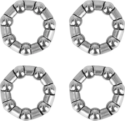 Produktbild von 4 Stück Kugelring Kugellager Steuersatz Steuersatz Kugelring Stahl 25mm Kugelkranz