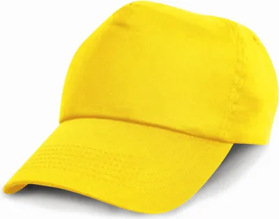 Image de Result Headwear RC005J | Junior Coton Cap / Casquette / Bonnet / Chapeau - Couleur : Jaune - Taille : One Size