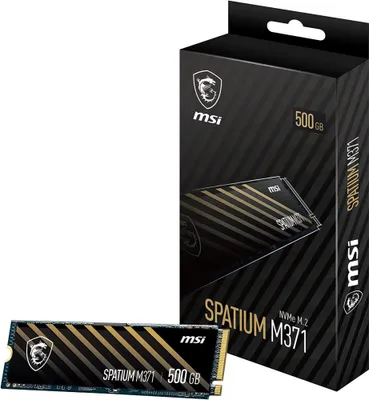 Produktbild von MSI SPATIUM M371 NVME M.2 Internes Solid State Drive 500 GB PCI Express 3.0