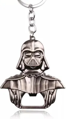 Flesopener Schlüsselanhänger Darth Vader Metall 55x60 mm