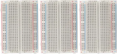 Produktbild von MMOBIEL 3St. PCB Breadboards Prototyp Schaltung Board Lötfrei - 3x400 Punkte
