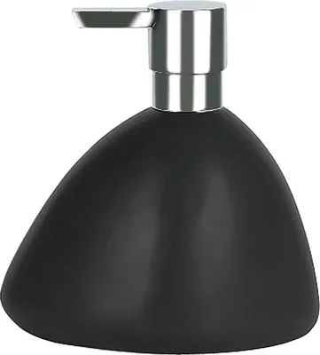 Obrázok produktu pre Spirella dávkovač mydla "Etna" dávkovač tekutého mydla polyresin kamenný vzhľad čierny 400ml