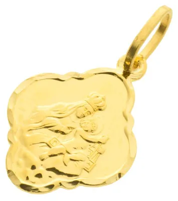 Image de Médaille d'or de Notre-Dame du Scapulaire, 0,66 g, 585